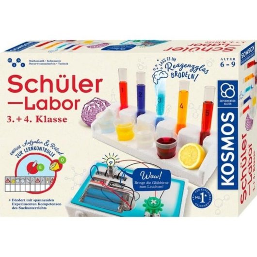 Kit d'expériences KOSMOS Chimie pour enfants de 8 ans