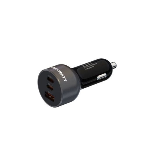 Cargador De Coche Nextbatt Usb Y Usb-c, Pd Y Q.c3.0, 5a, 128w - Negro