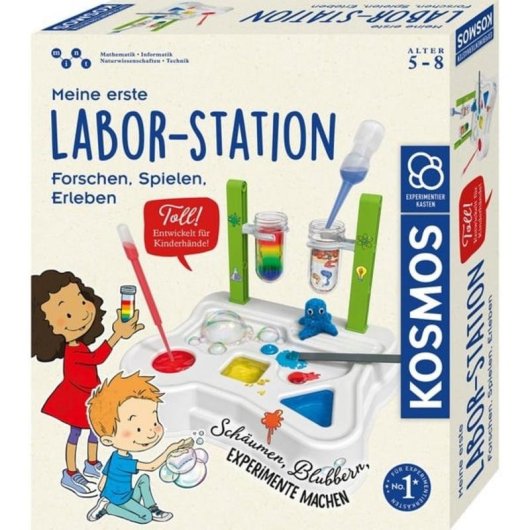 Kit d'expériences KOSMOS Chimie pour enfants de 5 à 8 ans