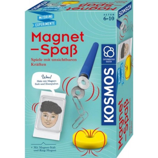 Caisse d'expériences KOSMOS Magnet-Spass Imán Magnetismo Multicolor