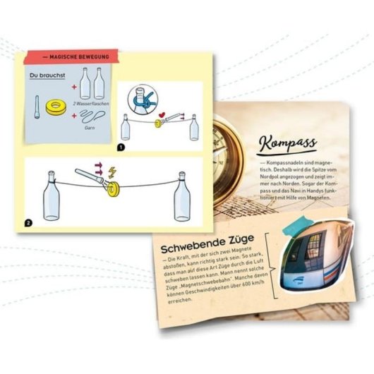 Caisse d'expériences KOSMOS Magnet-Spass Imán Magnetismo Multicolor