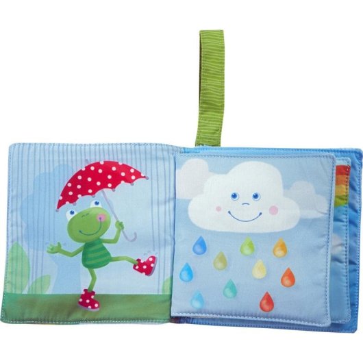 Livre en tissu HABA Monde arc-en-ciel pour bébés dès 6 mois