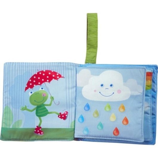 Livre en tissu HABA Monde arc-en-ciel pour bébés dès 6 mois