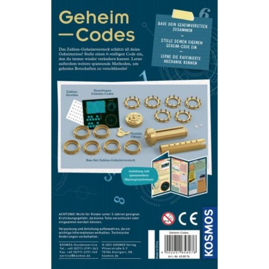 Kit de detective Kosmos 65807 Réalité augmentée Or pour enfants