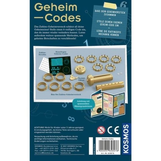 Kit de detective Kosmos 65807 Réalité augmentée Or pour enfants