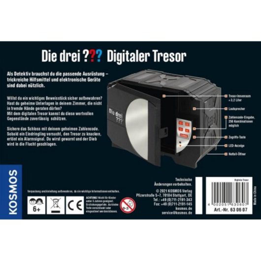 Équipe de détective Kosmos 63060 Réalité augmentée Multicolore