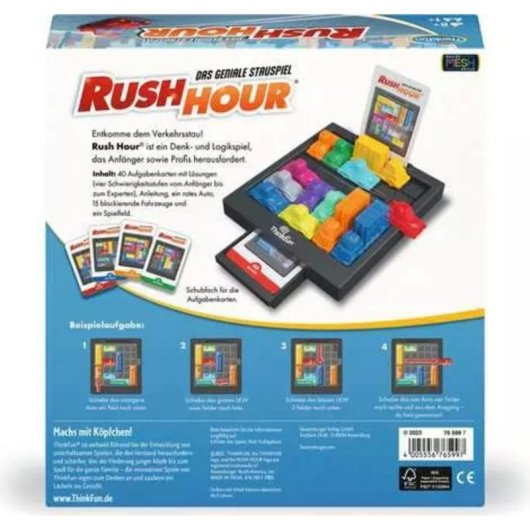 Juego de mesa Ravensburger Rush Hour 2024, Lógico, 8 años