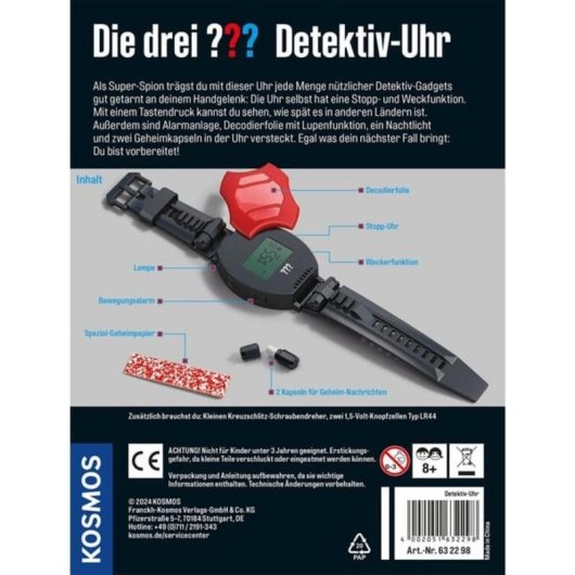 Set de jouets Kosmos Équipe de détective Los Tres Investigadores