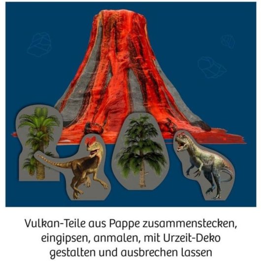Caisse d'expériences Kosmos Urzeit-Vulkan Supervolcán Développement 8 ans