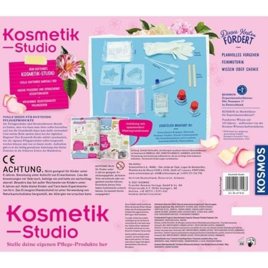 Kit d'expériences Cuisine KOSMOS pour enfants, activité créative, de 8 à 12 ans