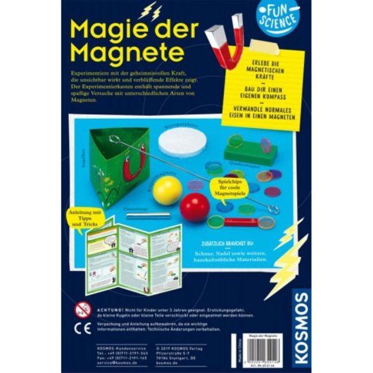 Kit d'expériences Kosmos 65414 Physique 8 ans Multicolore