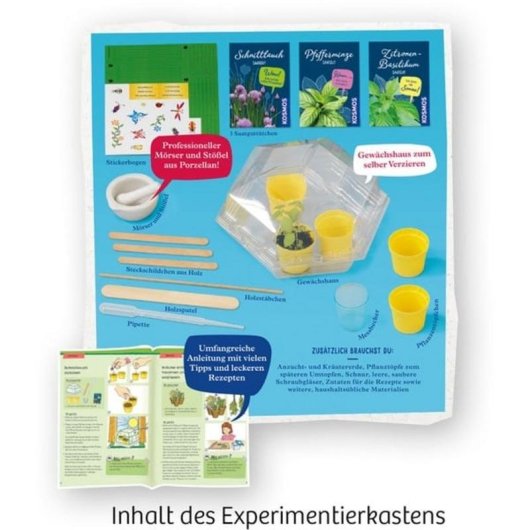 Caisse d'expériences Kosmos 63209 pour apprendre la biologie