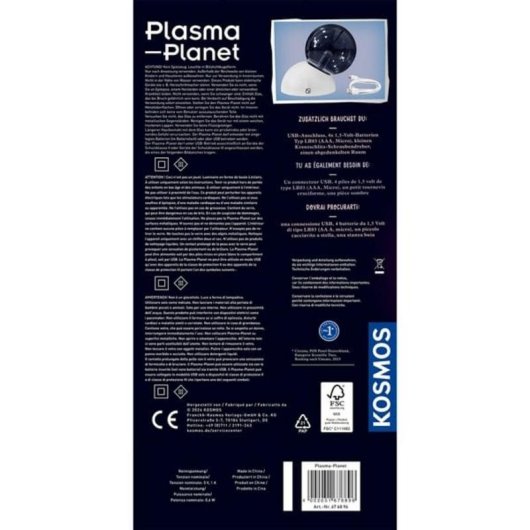Bola de Plasma KOSMOS Física 14 anos