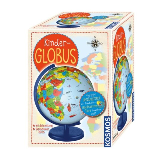 Globe politique KOSMOS 673024 pour enfants, de table