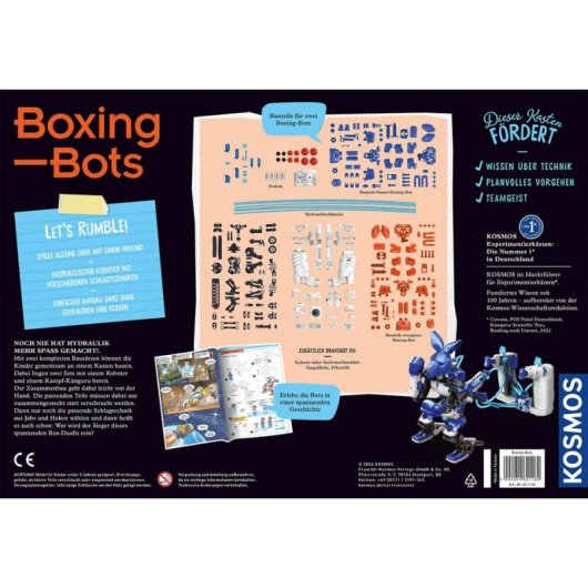 Robot de Combat Kosmos Boxing Bots, Kit d'Ingénierie pour 10-14 ans