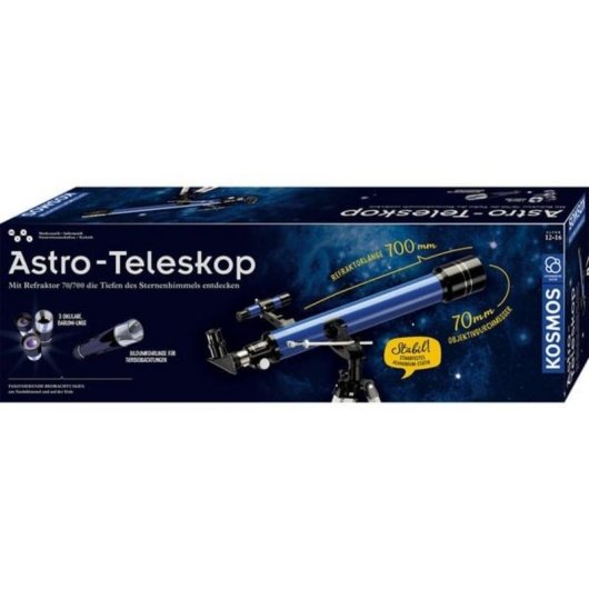 Telescopio KOSMOS Astro-Teleskop 175x Nero