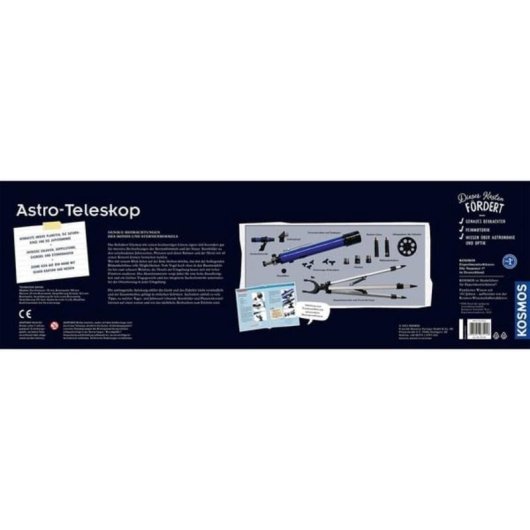 Telescopio KOSMOS Astro-Teleskop 175x Nero