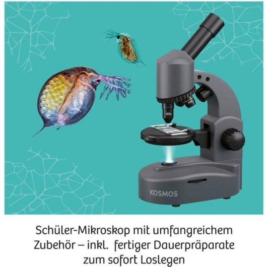 Microscopio KOSMOS 63609 Biologia 400x per bambini dai 10 anni