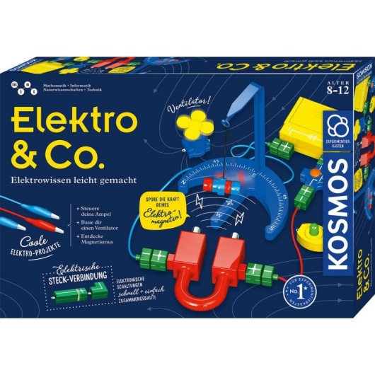 Jeu de composants électriques Kosmos 62063 Multicolor pour enfants de 8 à 14 ans