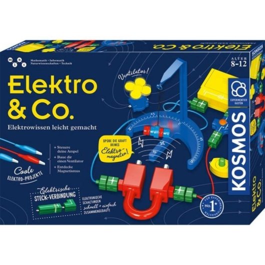 Jeu de composants électriques Kosmos 62063 Multicolor pour enfants de 8 à 14 ans