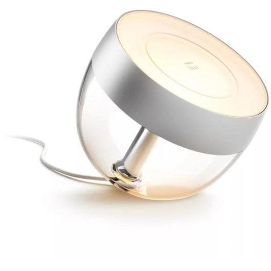 Lámpara de mesa inteligente Philips Hue Iris plata edición especial