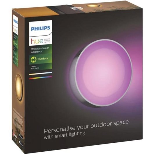 Applicazione murale per esterni Philips Hue Daylo argento Bluetooth/Zigbee