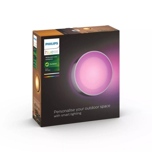 Applicazione murale per esterni Philips Hue Daylo argento Bluetooth/Zigbee