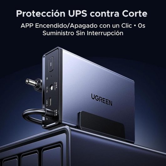 Sai Ugreen 120W Batería de Litio Ion 1,2 Horas Protección y Monitorización Remota