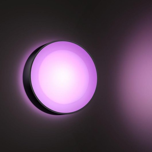 Aplique mural pour extérieur Philips Hue Daylo Noir Bluetooth/Zigbee
