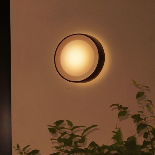 Aplique mural pour extérieur Philips Hue Daylo Noir Bluetooth/Zigbee