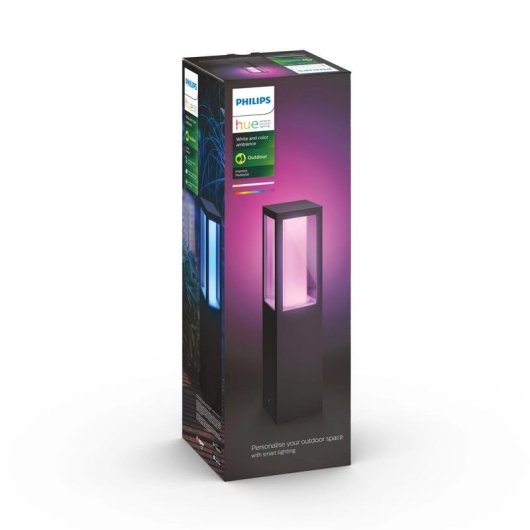 Lampada da pavimento intelligente Philips Hue White and Color ambiance Impress per esterni