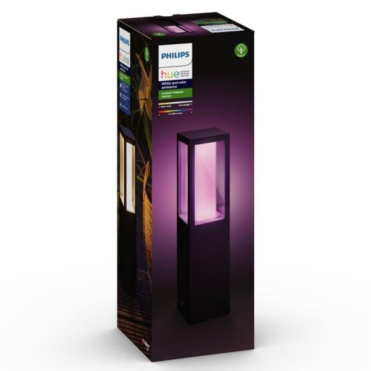 Lampada da pavimento intelligente Philips Hue White and Color ambiance Impress per esterni