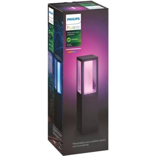 Lampada da pavimento intelligente Philips Hue White and Color ambiance Impress per esterni