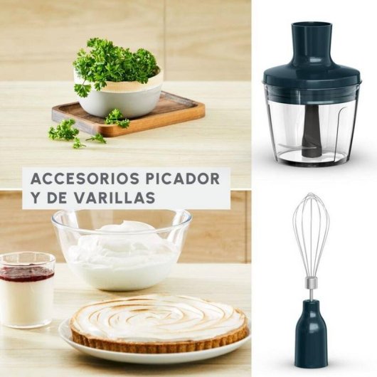 Batidora de mano Moulinex Quickchef DD6554F0 1000 W 10 velocidades acero inoxidable