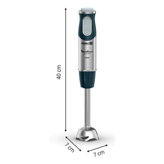 Batidora de mano Moulinex Quickchef DD6554F0 1000 W 10 velocidades acero inoxidable