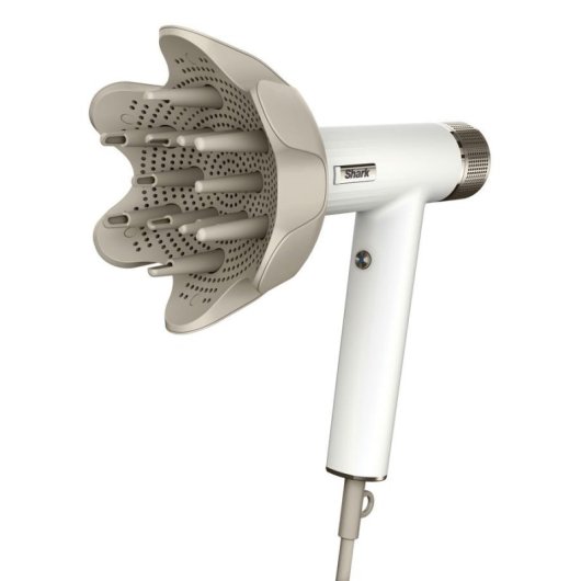 Secador de Pelo Iónico Shark SpeedStyle HD352EU 1700W 4 Temperaturas 3 Velocidades con Accesorios Blanco