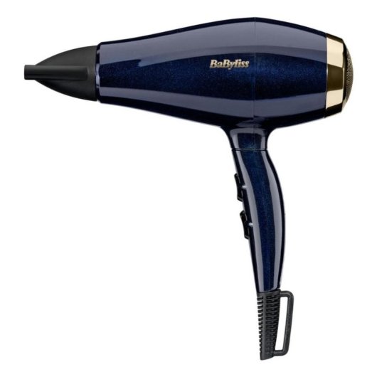 Secador de Cabelo Iónico BaByliss 5911E 2000W 3 Temperaturas 3 Velocidades Ar Frio Preto Dourado