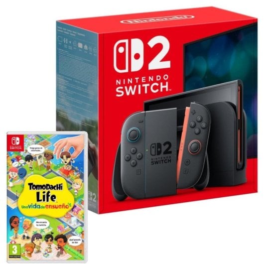 Nintendo Switch 2 7.9" FullHD 120Hz 256GB Azul/Rojo + Tomodachi Life: Una Vida de Ensueño