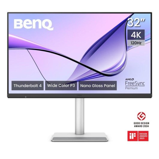 Monitor BenQ MA320UG 32" UltraHD 4K 120Hz IPS Nano Gloss Thunderbolt 4 Höhenverstellbar