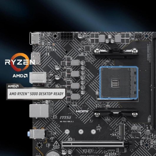 Carte mère MSI PRO B550M-B B550 AM4 DDR4 micro ATX PCIe 4.0 64 Go RAM