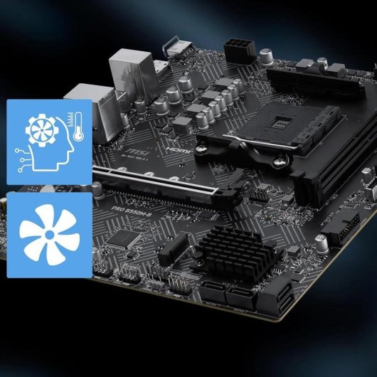 Carte mère MSI PRO B550M-B B550 AM4 DDR4 micro ATX PCIe 4.0 64 Go RAM