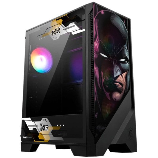 Torre MSI MAG FORGE 121A Airflow ARGB ATX Vidro Temperado Batman Edition