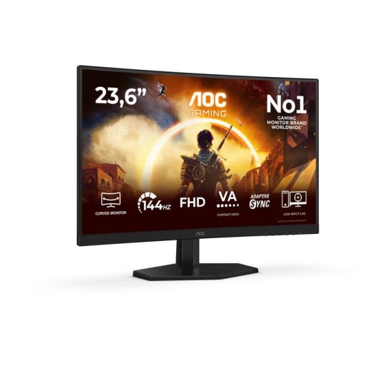 Monitor AOC C24G42FE 24" Full HD 180Hz VA Curvo HDR10 0,5ms
