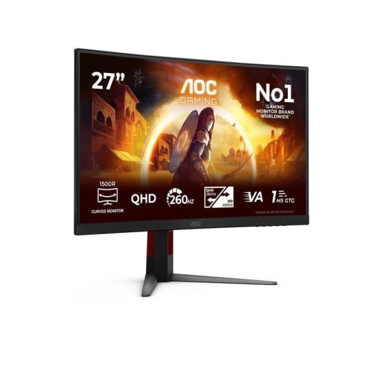 Monitor AOC CQ27G4Z2 27" QHD 260Hz VA Curved HDR400 1ms