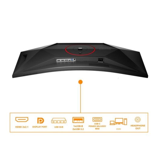 Monitor AOC G4 Gaming CU34G4ZCA 34" UltraWide QHD 240Hz Fast VA Curvo HDR400 Ajuste altura
