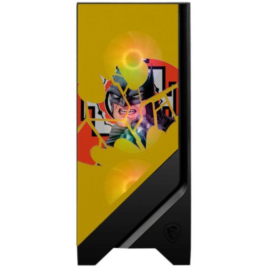Torre PC MSI MAG FORGE 121A Airflow ARGB ATX Vidro Temperado USB 3.0 Preto Batman II