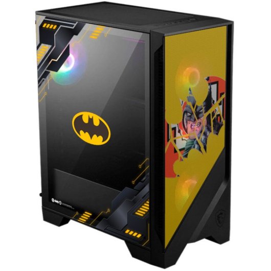 Torre PC MSI MAG FORGE 121A Airflow ARGB ATX Vidro Temperado USB 3.0 Preto Batman II