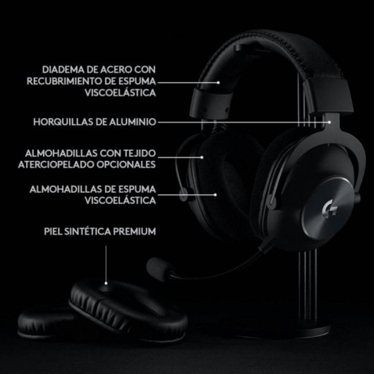 Logitech PRO X2 SUPERSTRIKE inalámbrico 44000 DPI blanco háptico LIGHTSPEED + G Pro X Auriculares Gaming Inalámbricos con Lightspeed Negros