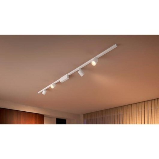 Kit di illuminazione intelligente Philips Hue Perifo per soffitto rettilineo (4 punti luce)