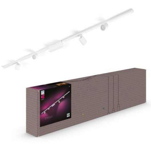 Kit di illuminazione intelligente Philips Hue Perifo per soffitto rettilineo (4 punti luce)